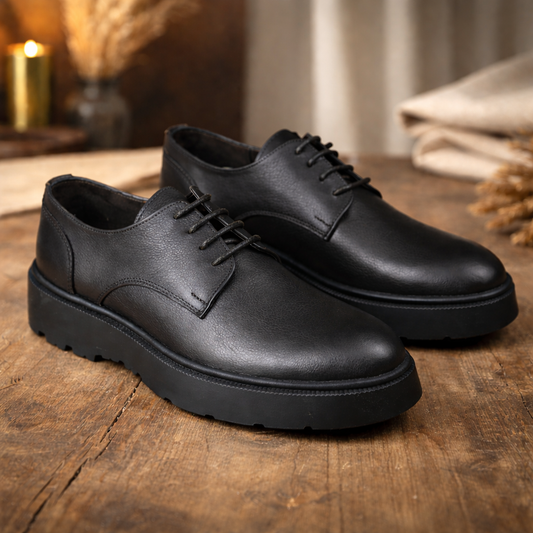 حذاء رجالي كلاسيك عصري جلد طبيعي