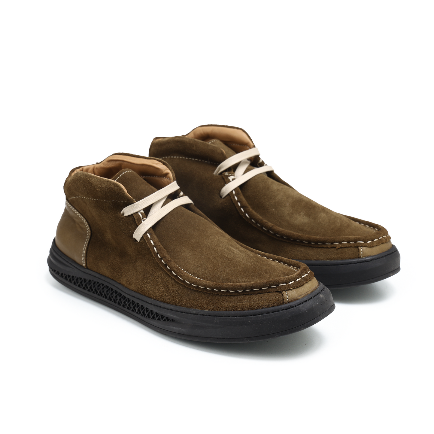هاف بوت رجالي شمواه طبيعي Moc Toe