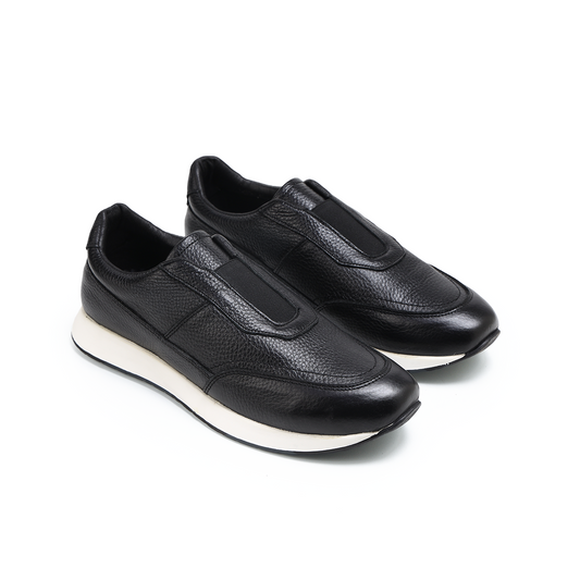 حذاء كاجوال رجالي جلد طبيعي - Slip On