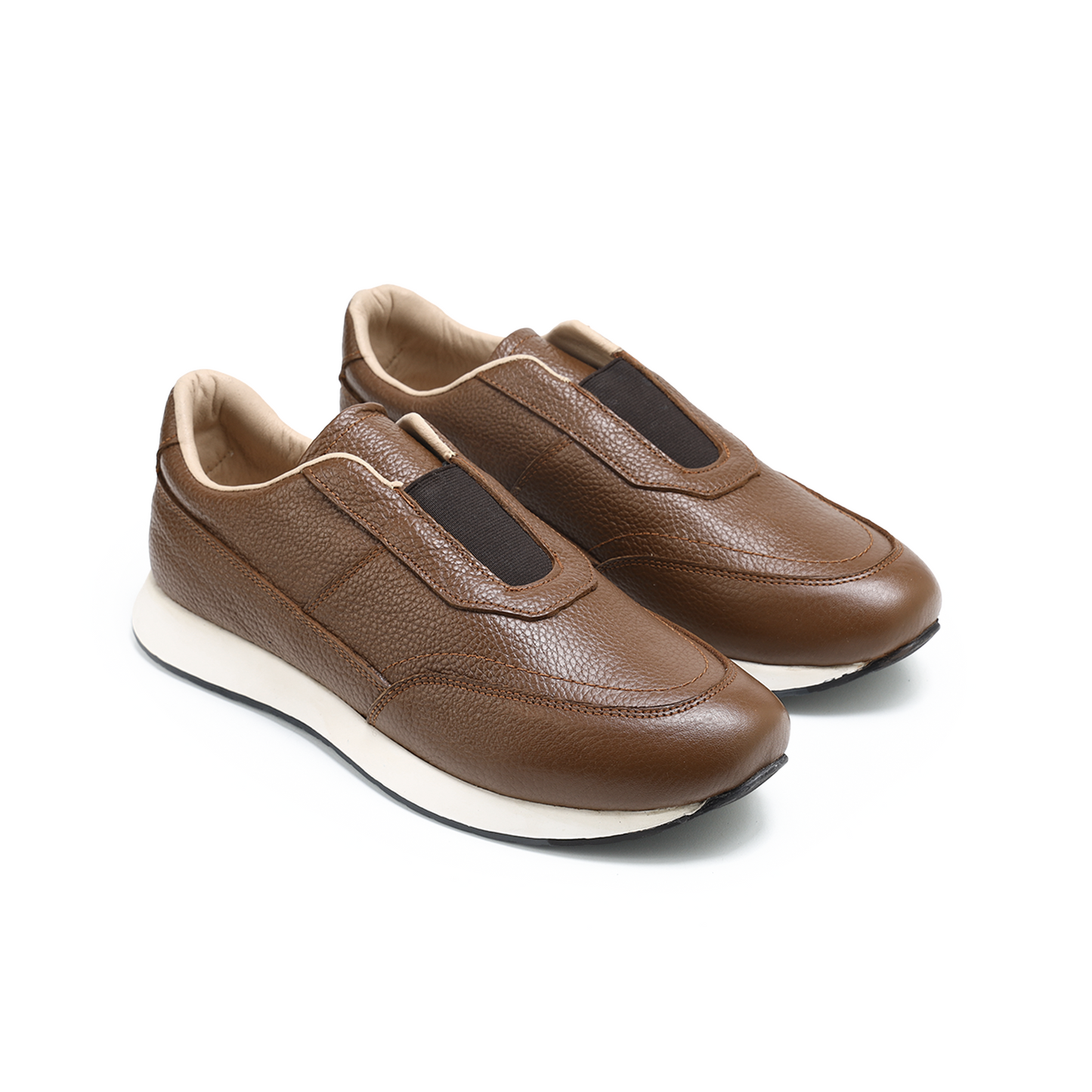 حذاء كاجوال رجالي جلد طبيعي - Slip On