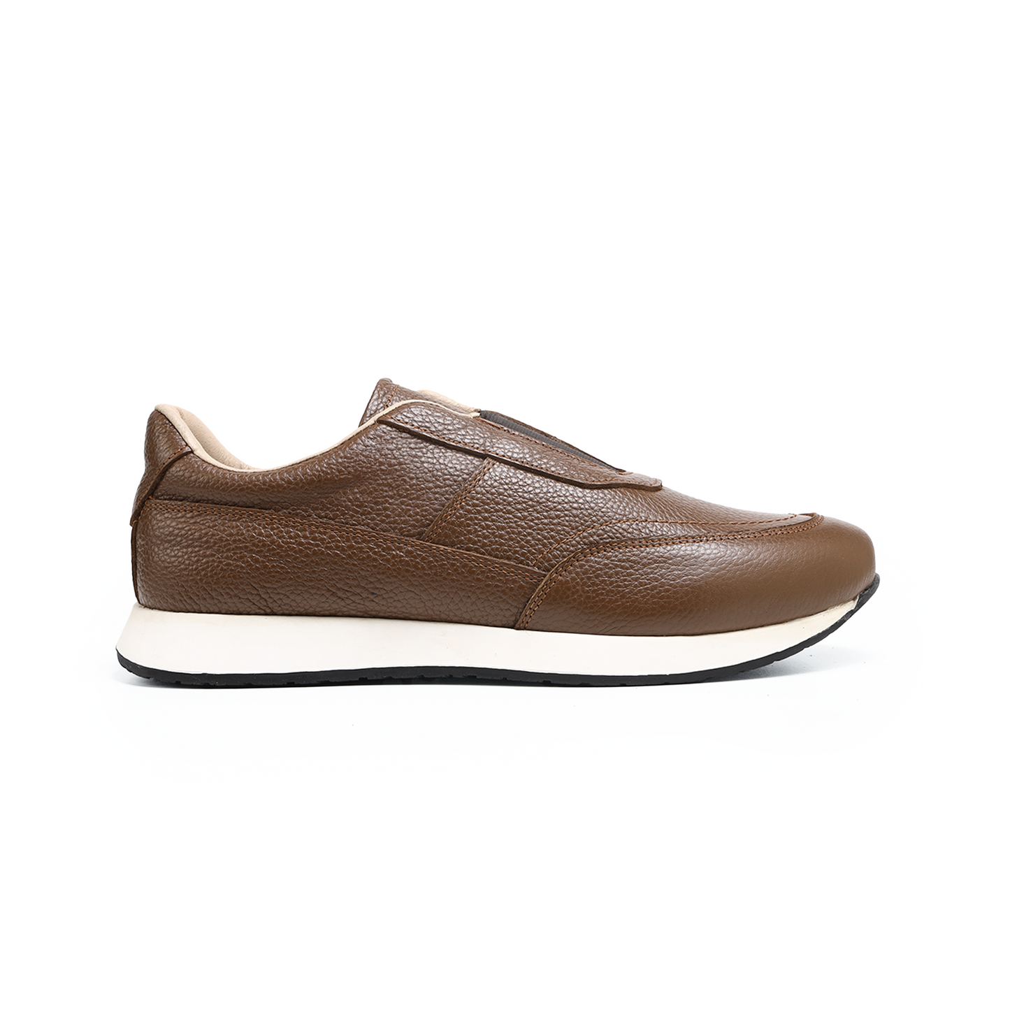 حذاء كاجوال رجالي جلد طبيعي - Slip On