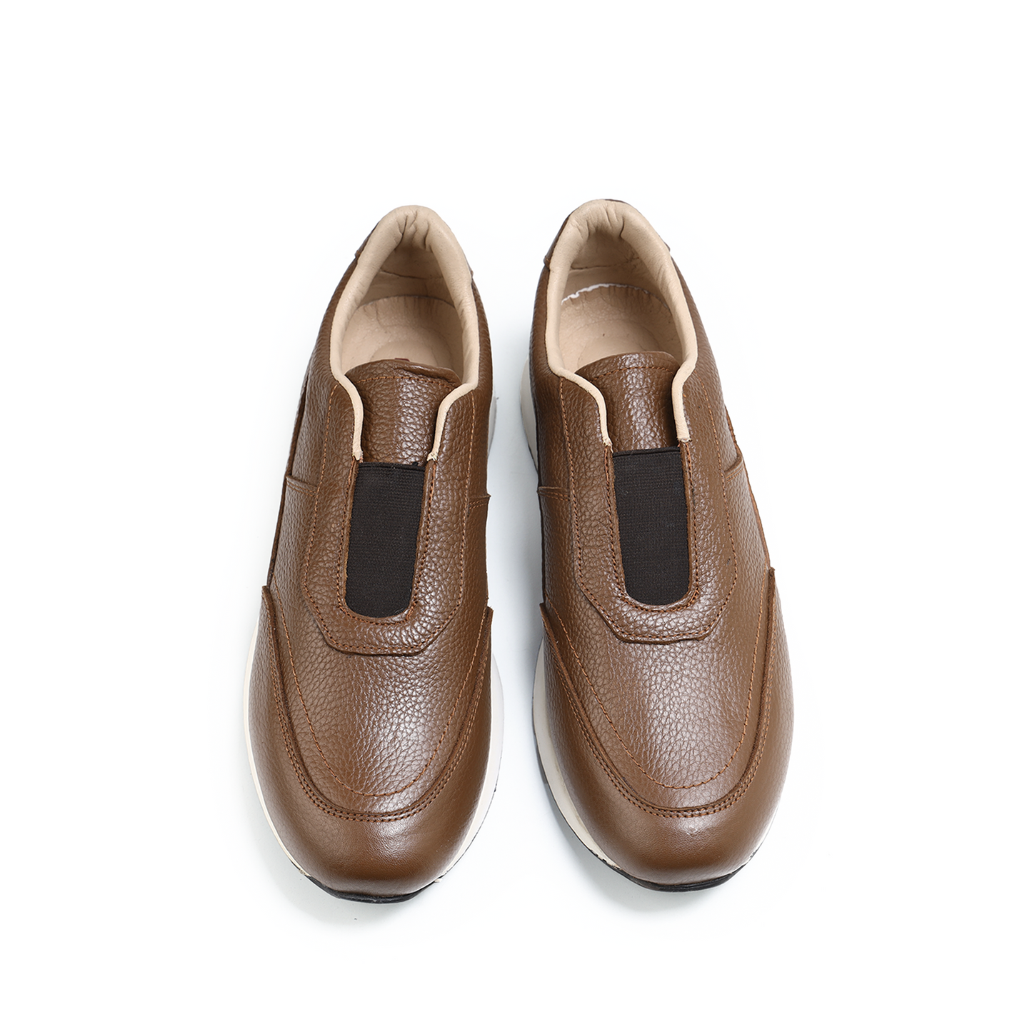 حذاء كاجوال رجالي جلد طبيعي - Slip On