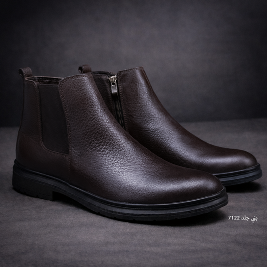 بوت رجالي تشيلسي جلد طبيعي