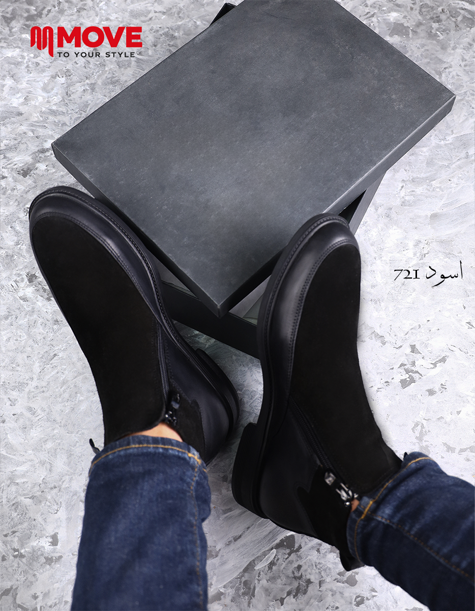 بوت رجالي جلد طبيعي / شمواه