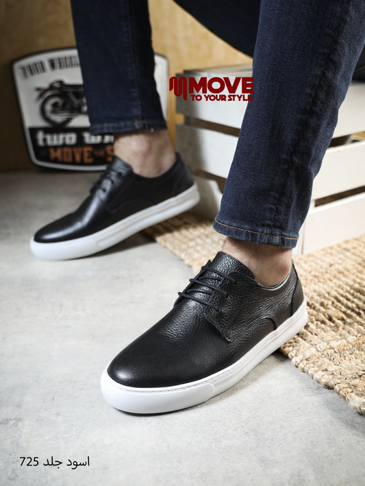 سنيكر رجالي جلد طبيعي