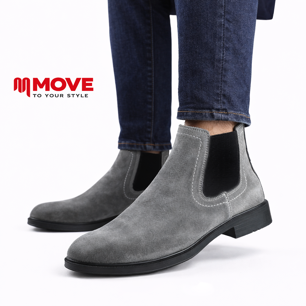 بوت رجالي جلد طبيعي / شمواه